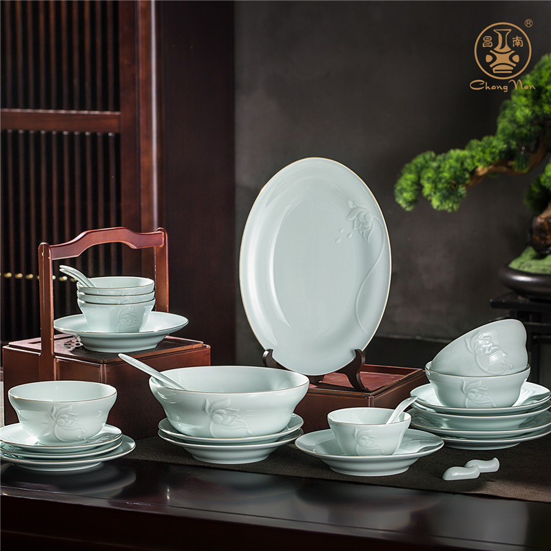 影青“禅意”餐具